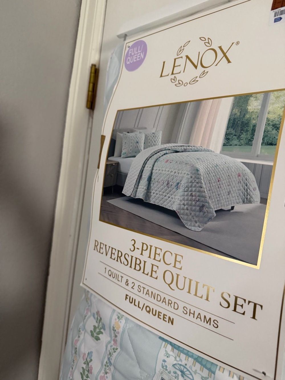 Lenox Spice Village Quilted Reversible 3-Piece Quilt Set - Picture 2 of 7